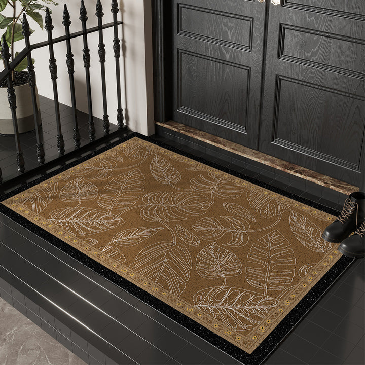 Floral Print Decorative Entry Mat Bowlift