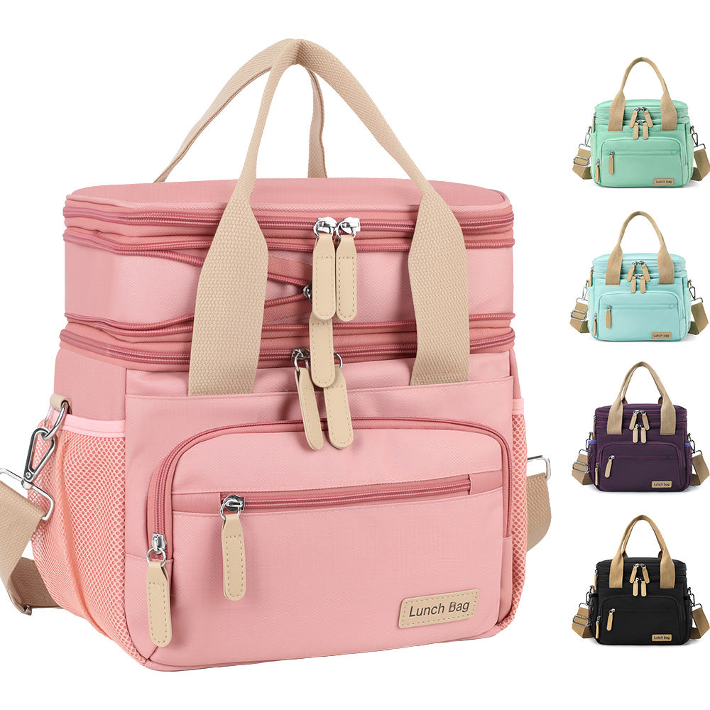 Insulated Multi-Compartment Food Storage Carrier