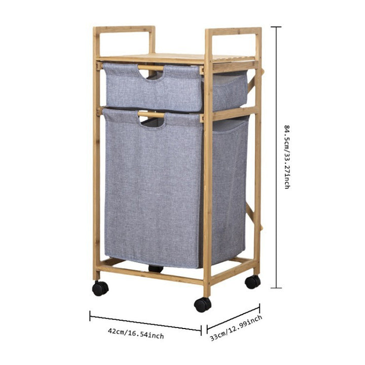 Stylish laundry storage tower with wheels Bowlift