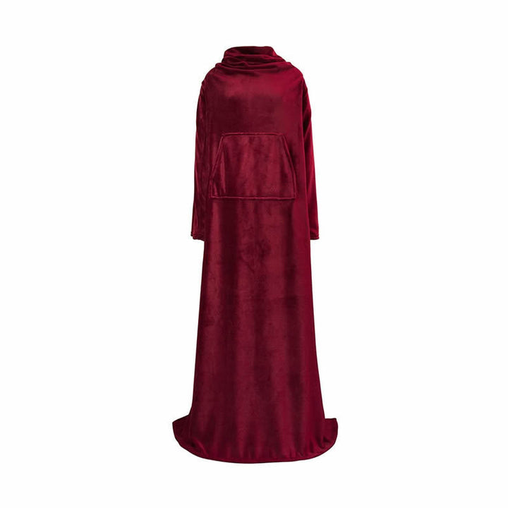 Women's Cozy Blanket with Sleeves and Pockets Bowlift
