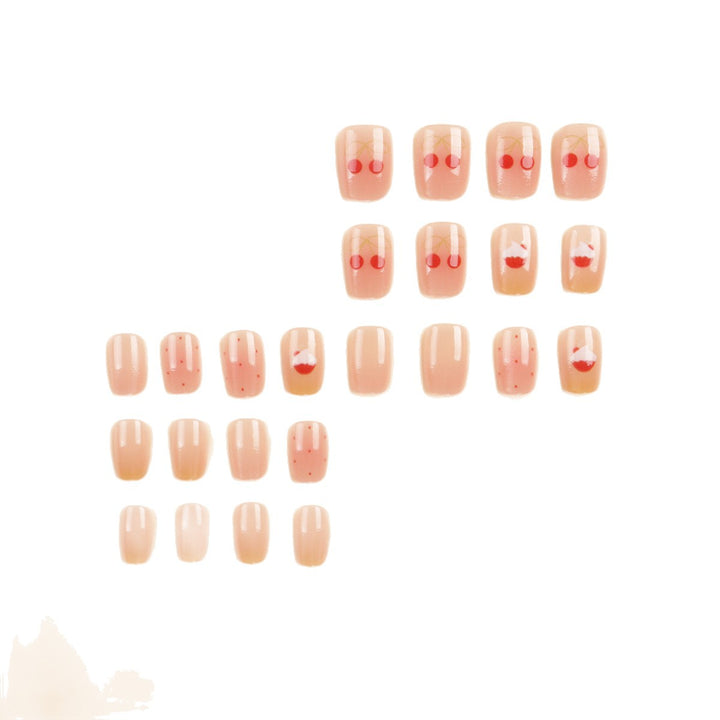 Artistic Fruit-Inspired Press-On Nail Tips Bowlift