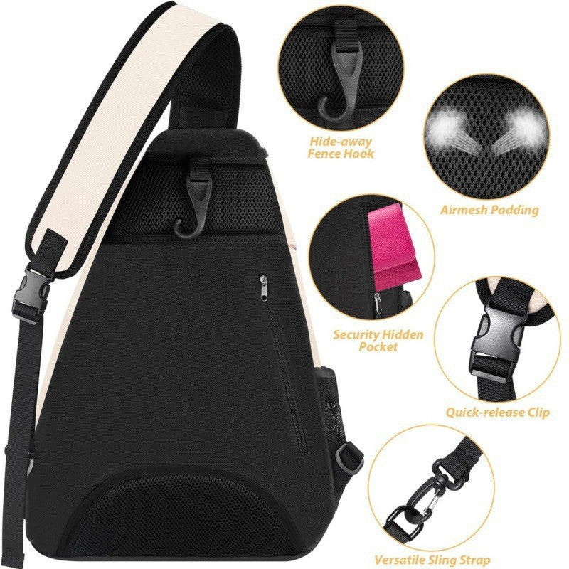 Tennis backpack with special compartment for rackets and drink sleeve Bowlift