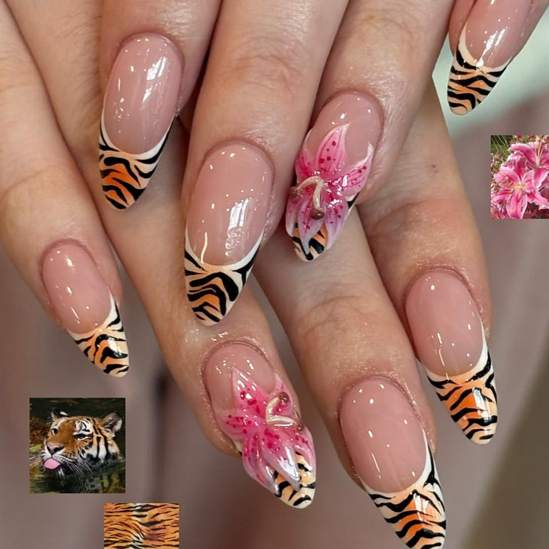 Artistic Stiletto Nail Design Bowlift