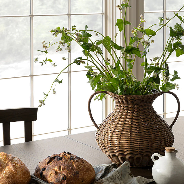 Handwoven decoration bouquet holder Bowlift