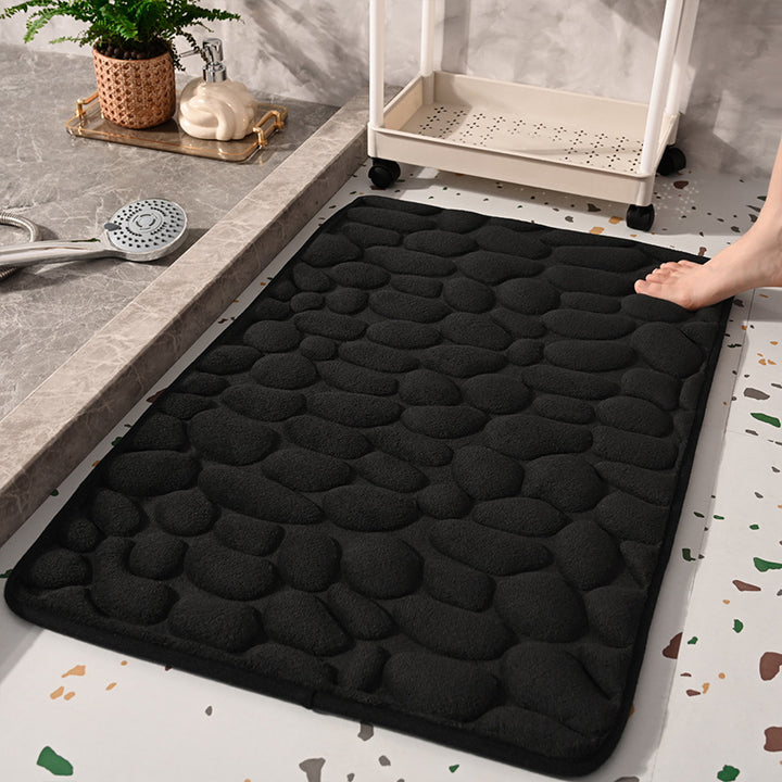 Anti-Slip Pebble-Texture Bath Mat