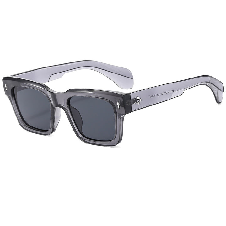 Ladies Square Sunglasses with Luxurious Frame and Protective UV Filter Bowlift