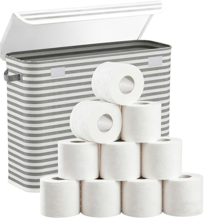 Multifunctional laundry storage box with bamboo lid Bowlift