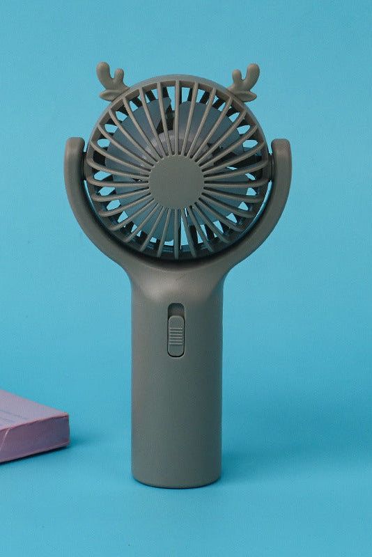 Ladies Portable Mini Hand Fan with Flexible Holder Bowlift
