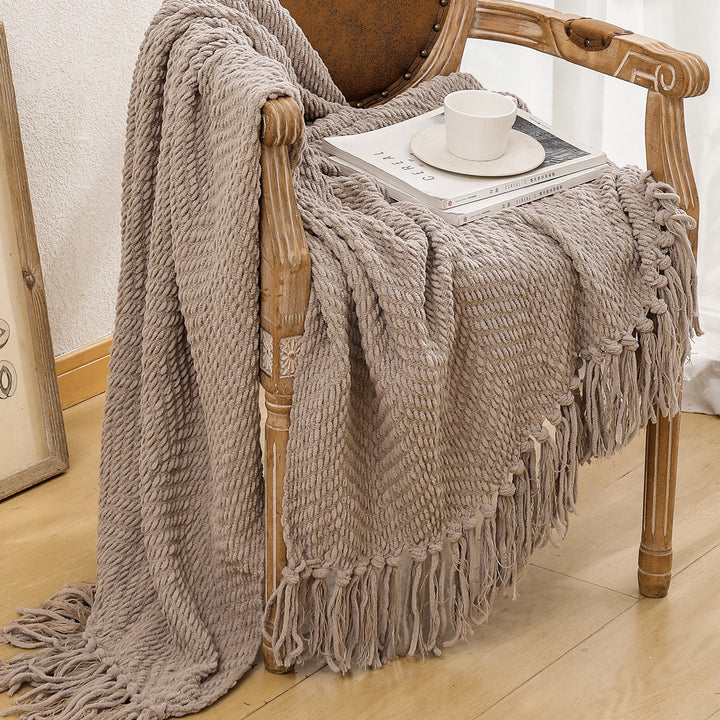 Cozy Knitted Blanket