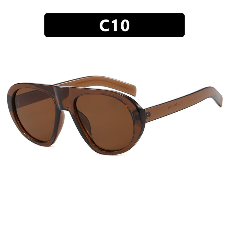 Women striking sunglasses with futuristic frame and sturdy design Bowlift