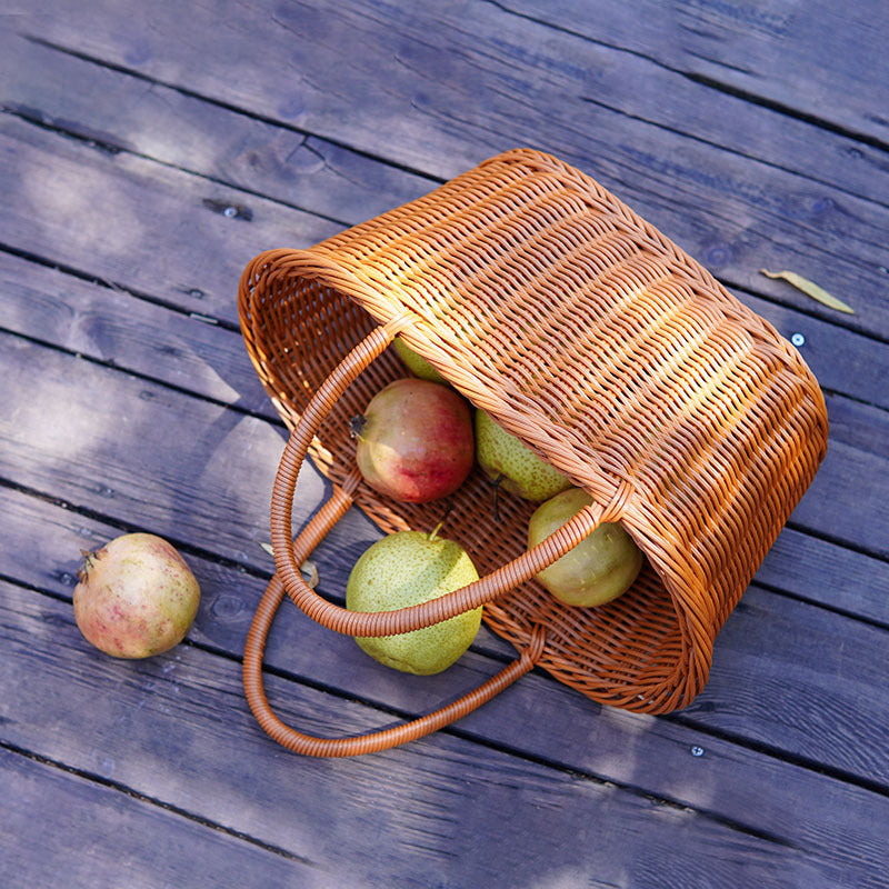 Woven Market Tote Basket Bowlift