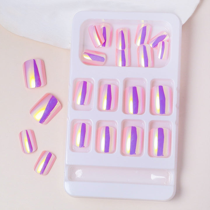 Iridescent Press-On Nail Kit Bowlift