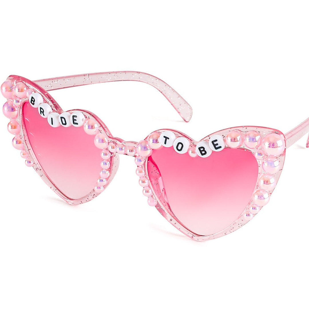 Women Heart-Shaped Sunglasses Bowlift