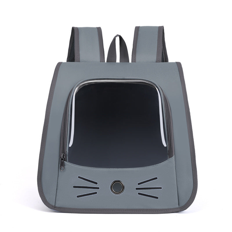 Unisex Pet Backpack with Transparent Viewing Window Bowlift