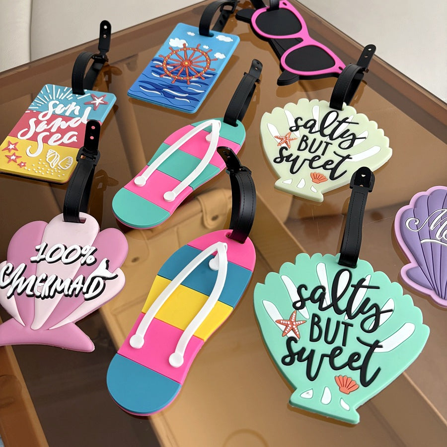 Shell-Shaped Luggage Tag Bowlift