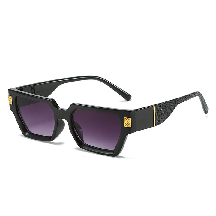 Ladies fashionable sunglasses with unique geometric frame and luxurious details Bowlift