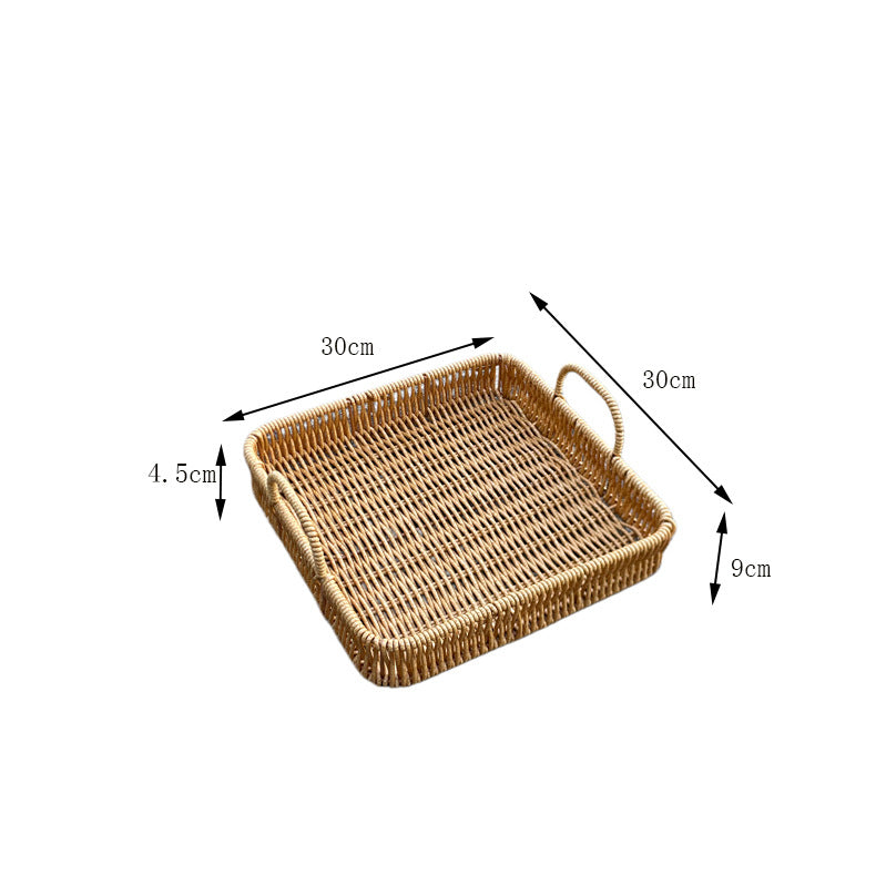 Handmade Woven Serving Tray Bowlift