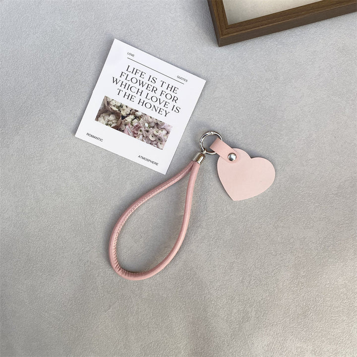 Leather Heart Keychain Bowlift