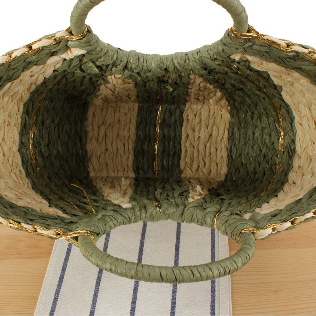 Elegant Woven Tote Bag with Extraordinary Design Bowlift