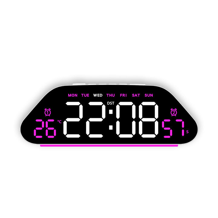 Digital Alarm Clock with Versatile Features Bowlift