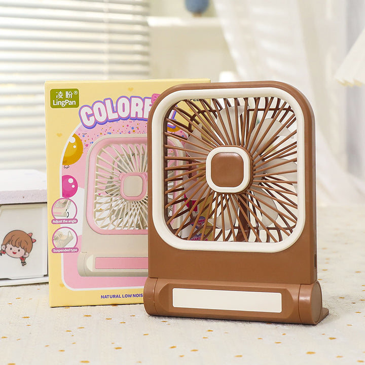 Women's Portable Fan with Cat Ears Bowlift