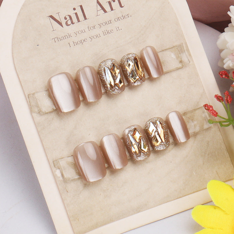 Decorative Press-On Nails with Glamorous Accents Bowlift
