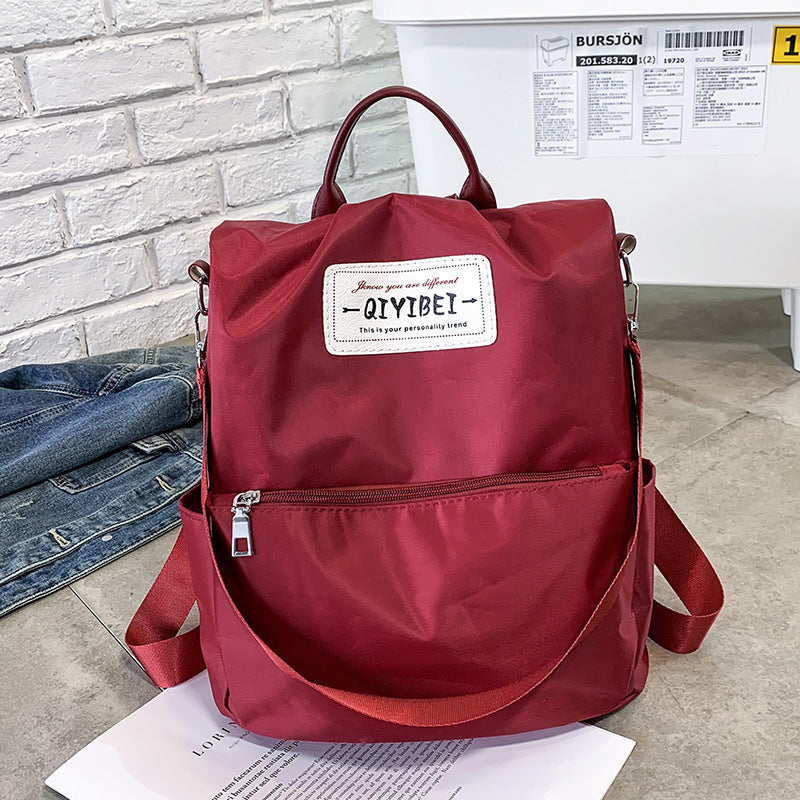 Colorful Geometric Pattern Backpack Bowlift