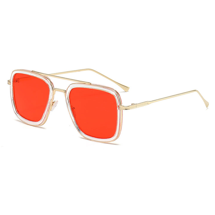 Women's stylish square sunglasses with metallic details Bowlift