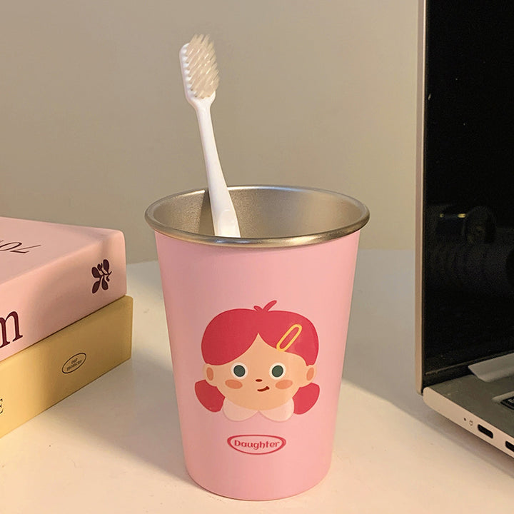 Funny toothbrush holder with cheerful character design Bowlift