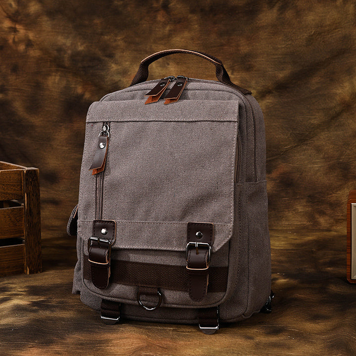 Versatile Canvas Messenger Bag Bowlift