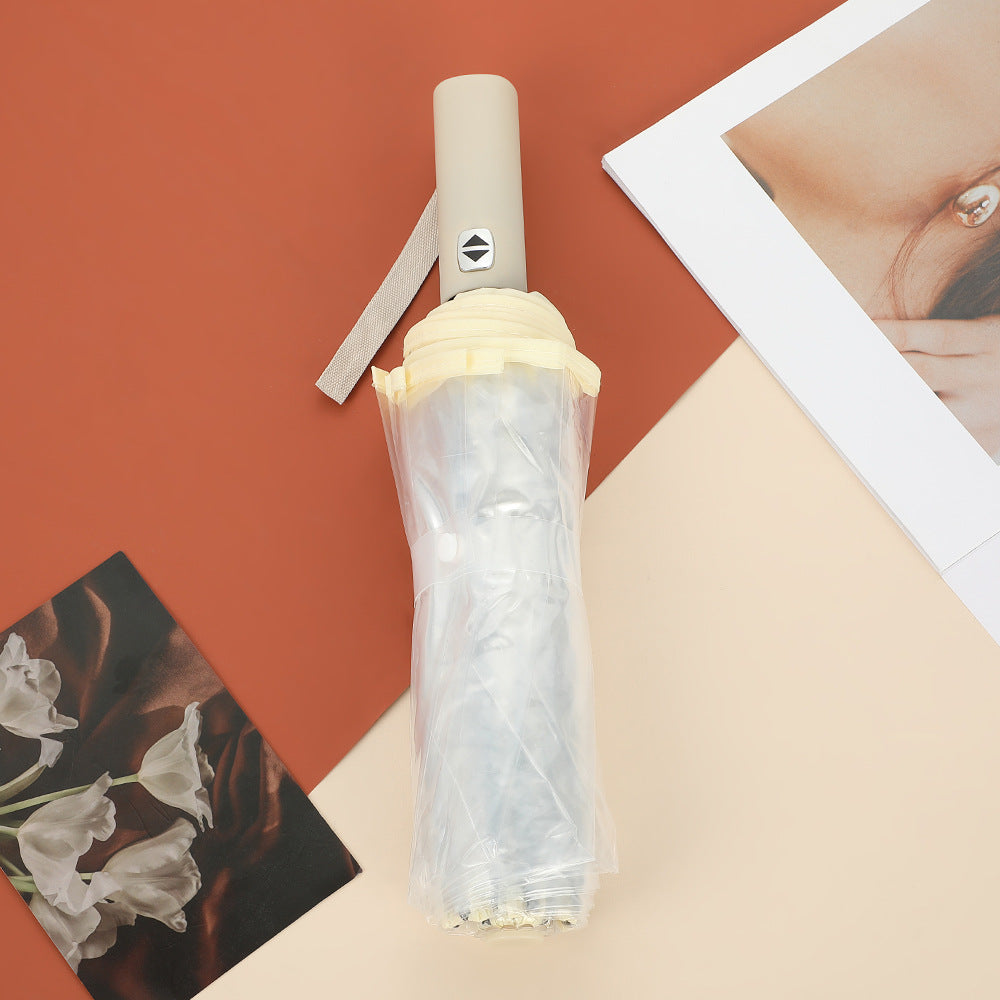 Unisex Automatic Transparent Umbrella Bowlift