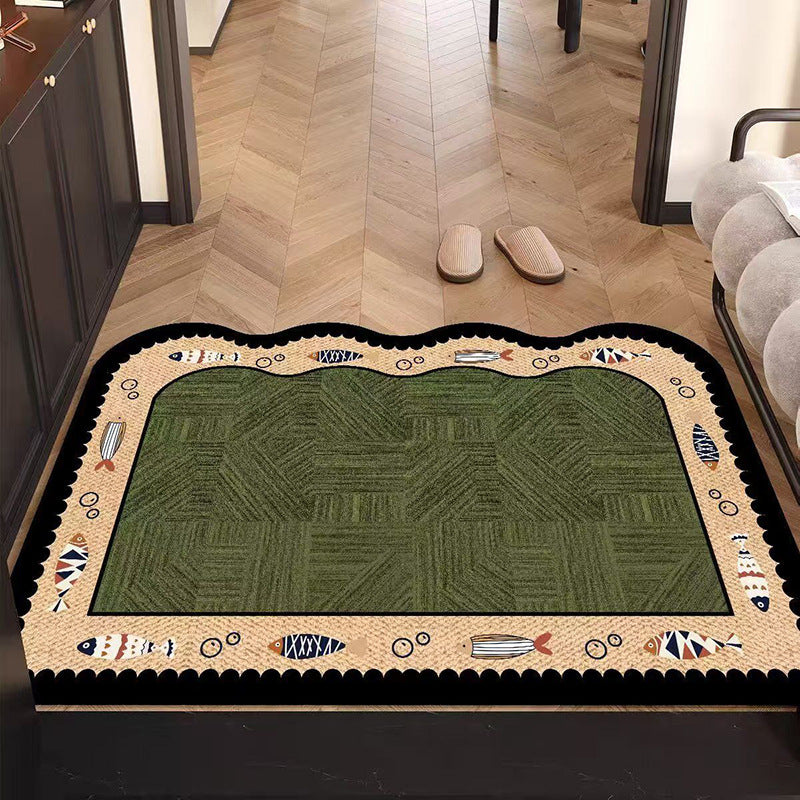 Fish-Themed Decorative Area Mat