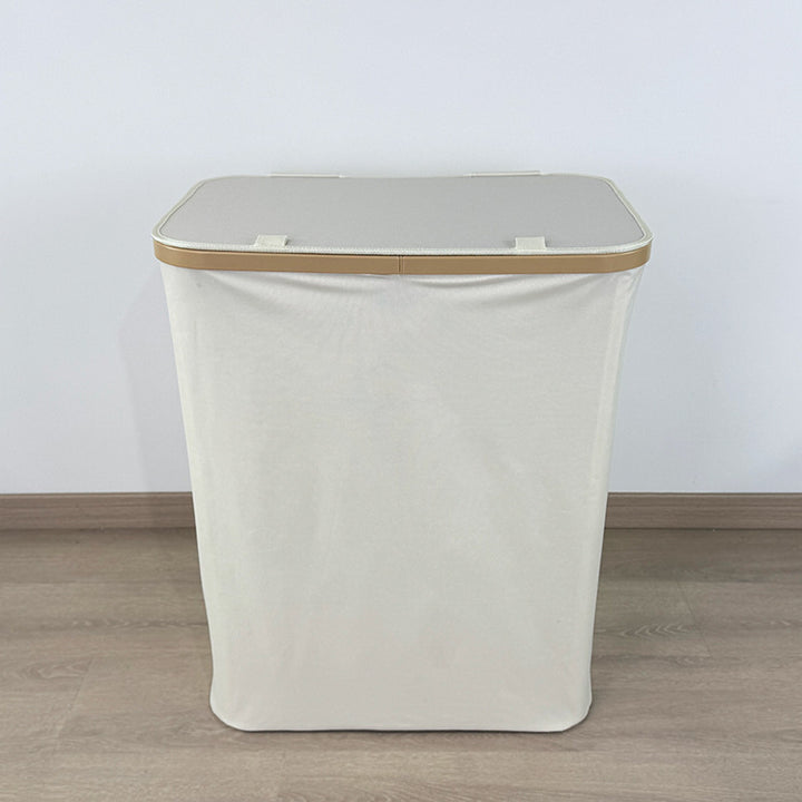 Modern laundry basket with removable lid and carrying handles Bowlift