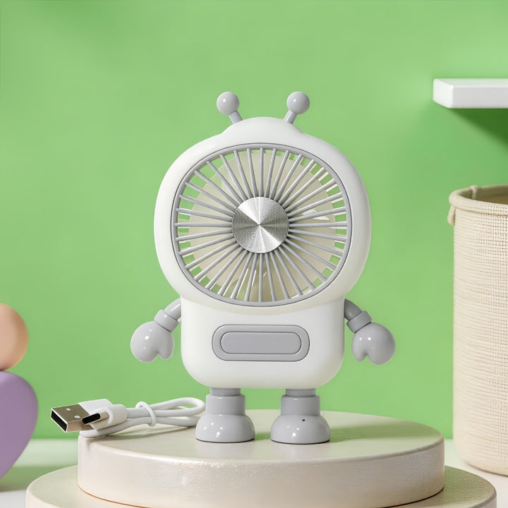 Ladies cute table fan with USB connection Bowlift
