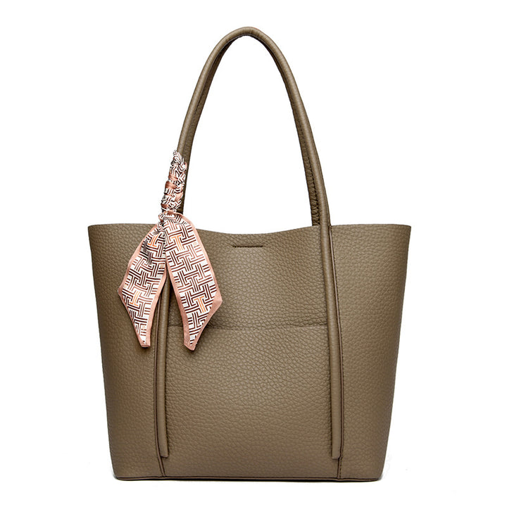 Textured Leather Tote Bag Bowlift