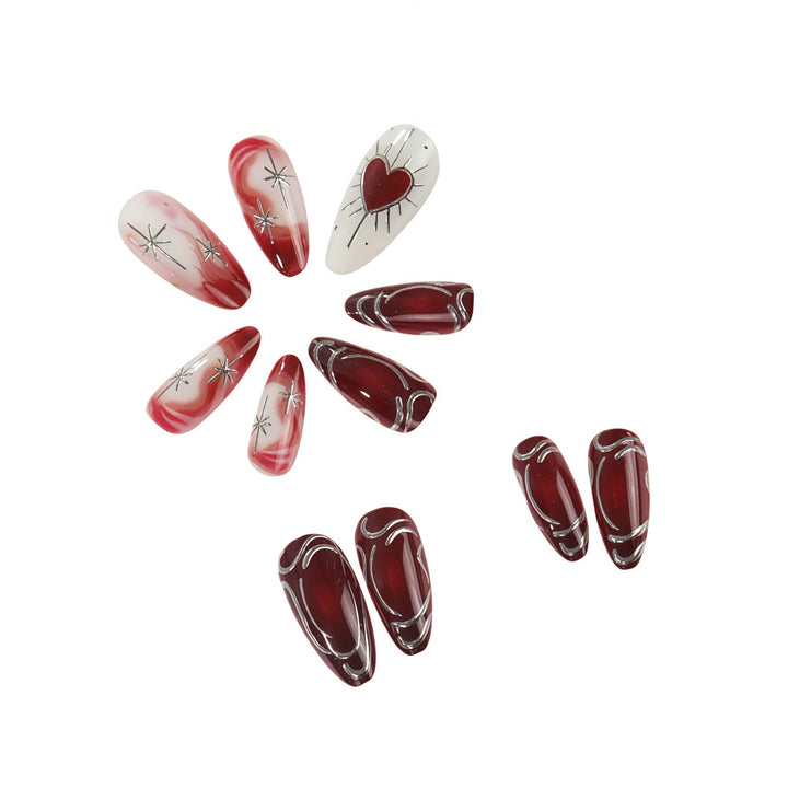 Decorative Artificial Nails Set Bowlift