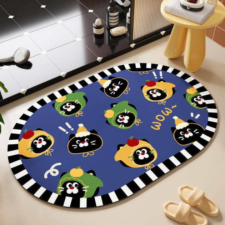 Decorative Bath Mat Bowlift