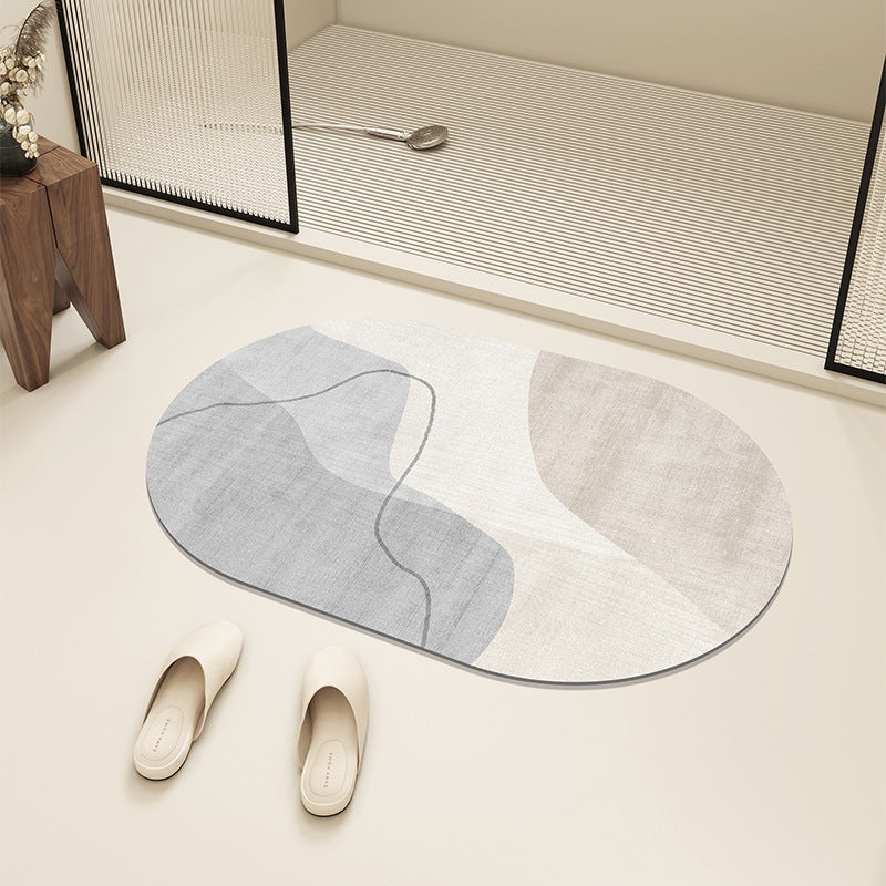 Unisex Non-Slip Memory Foam Bath Mat Bowlift
