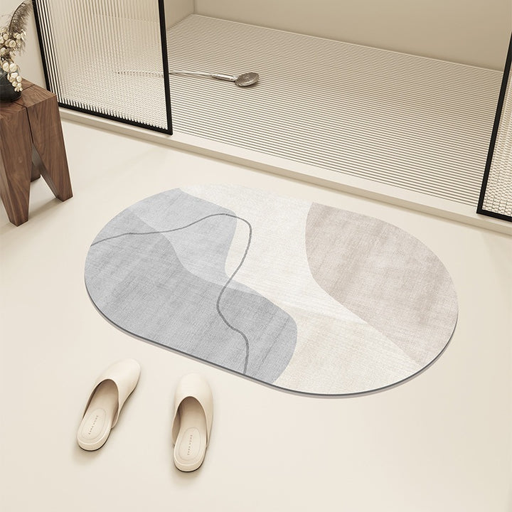 Unisex Non-Slip Memory Foam Bath Mat Bowlift