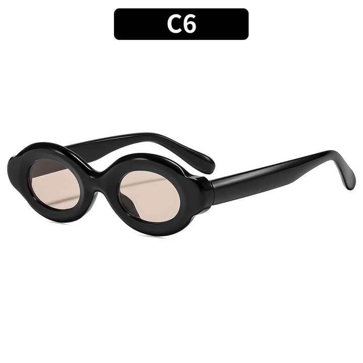 Avant-Garde Round Frame Sunglasses  1787664461