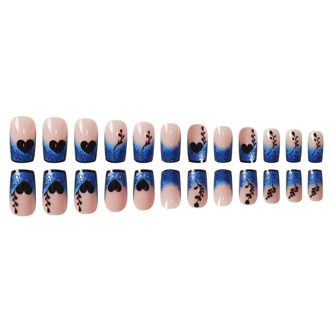 Artistic Gradient Nail Extensions Bowlift