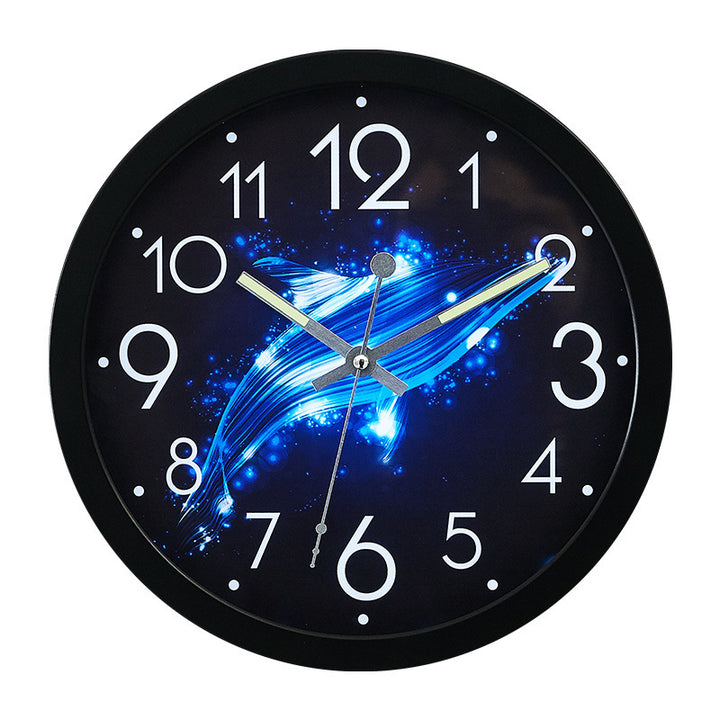 Wall clock with elegant butterfly design Bowlift