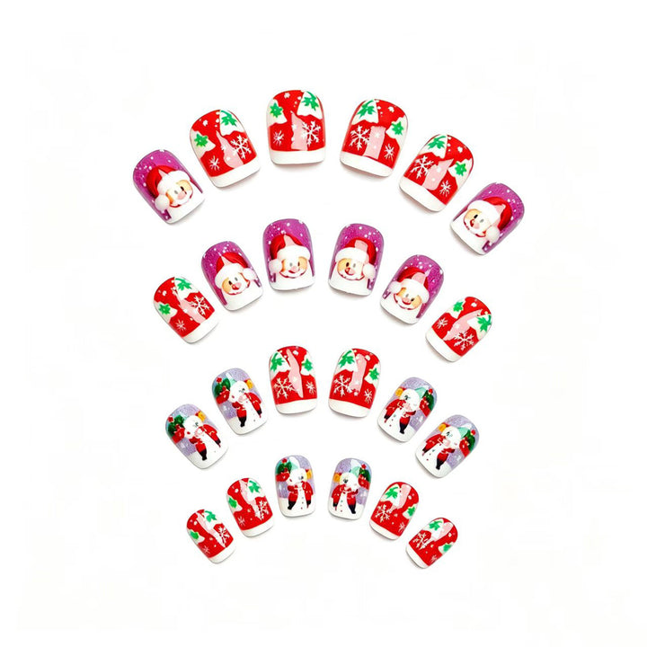 Festive Character-Themed Nail Art Bowlift