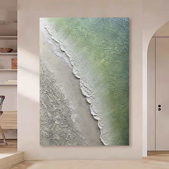 Textured Coastal Landscape Wall Art