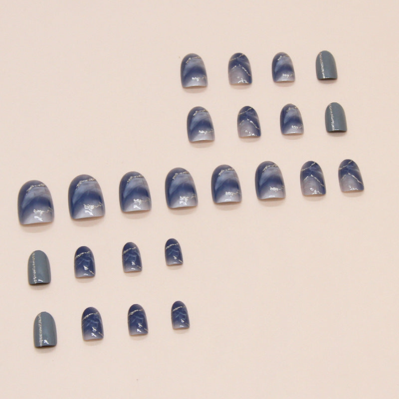 Premium Marble Design Press-On Nail Tips Bowlift