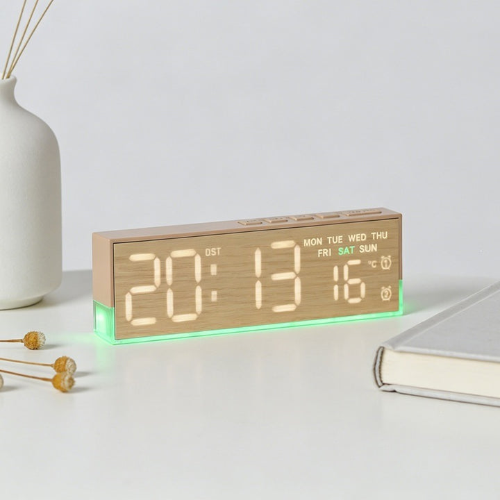 Digital alarm clock with intelligent hygrometer function Bowlift