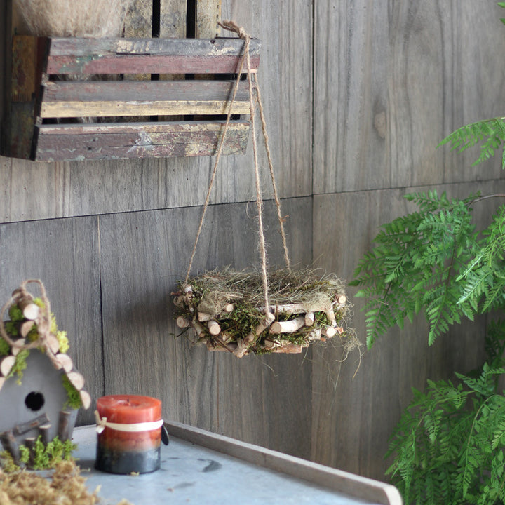 Decorative Bird's Nest Basket Bowlift