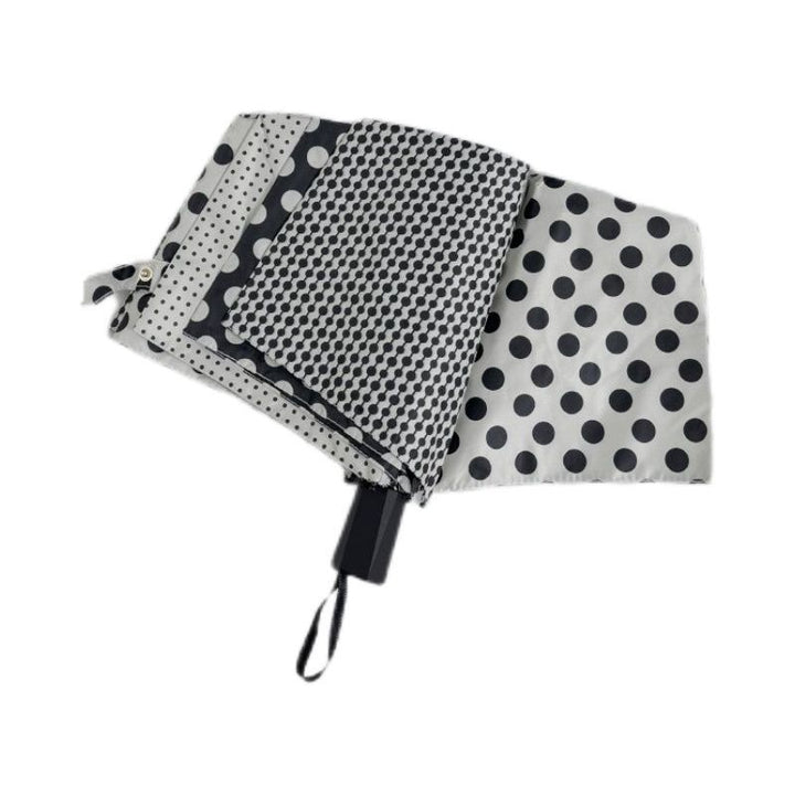 Women's Foldable Shopping Bag with Fashionable Polka Dot Pattern Bowlift