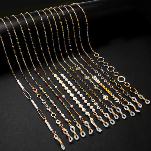 Multifunctional Beaded Eyewear Chain Bowlift