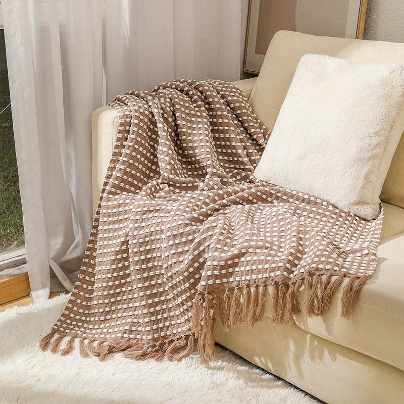 Decorative Woven Throw Blanket
